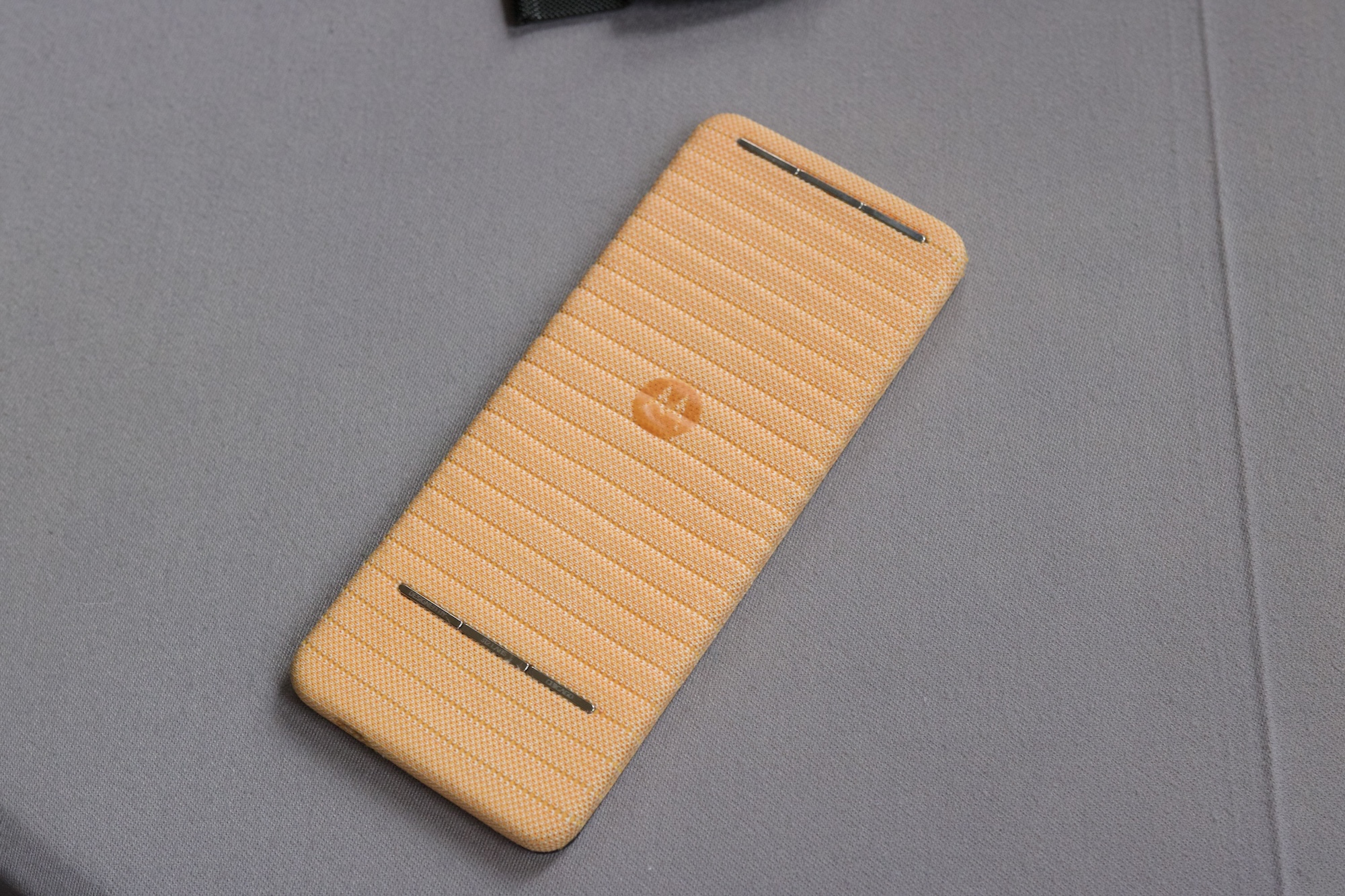 The back of Motorola's concept folding phone.