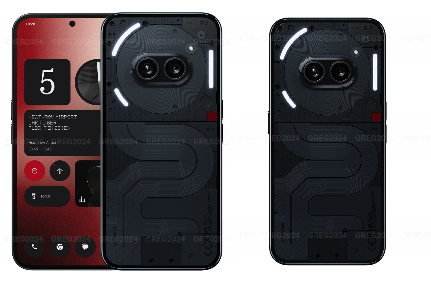 Renders filtrados del diseño del Nothing Phone 2a.