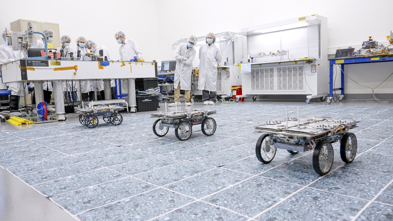 Meet NASA’s trio of mini moon rovers set to launch next year
