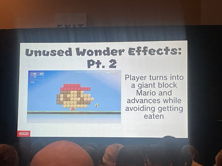 An unused Wonder Effect from Super Mario Bros. Wonder.