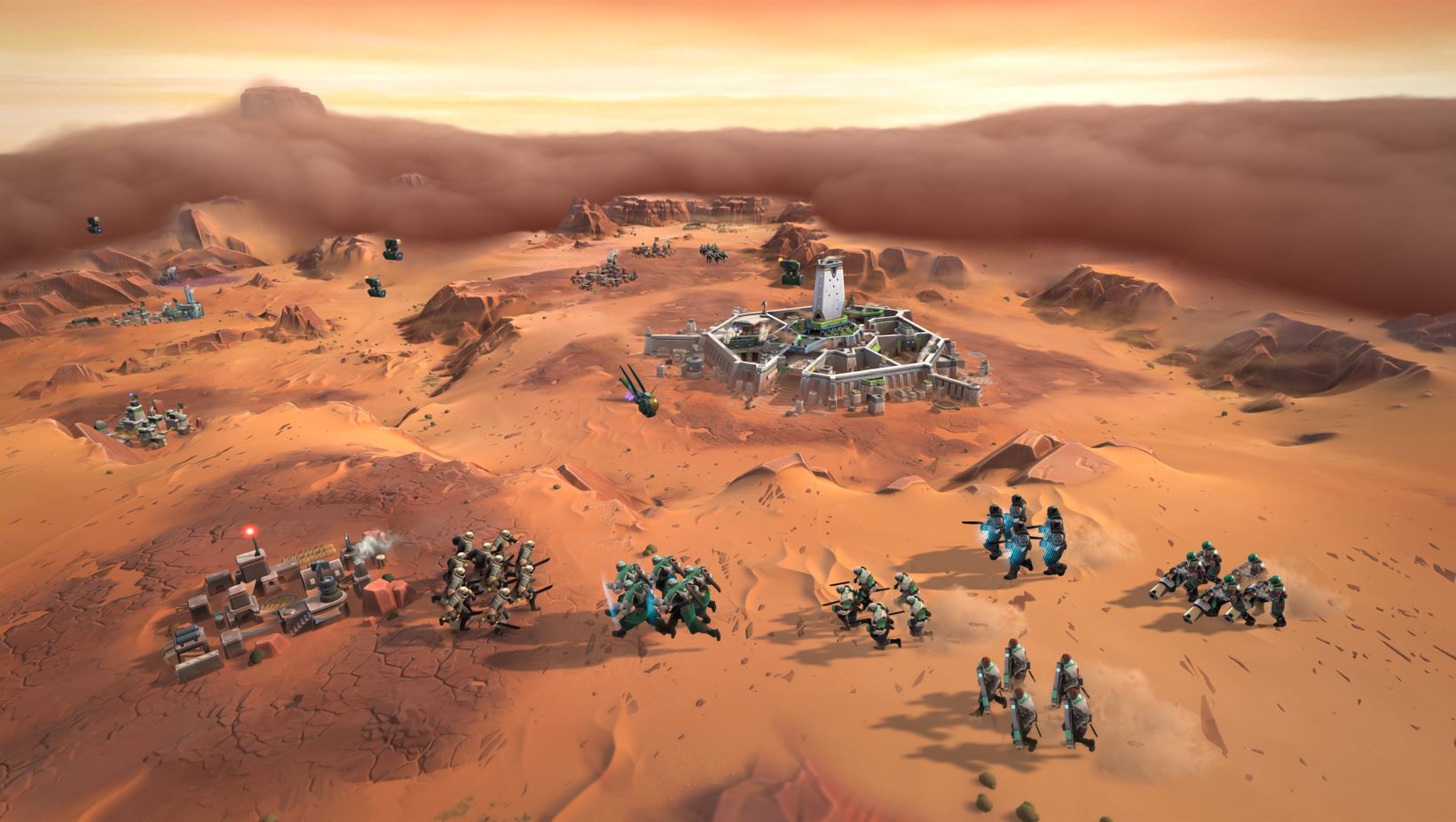 Gameplay from Dune: Spice Wars.
