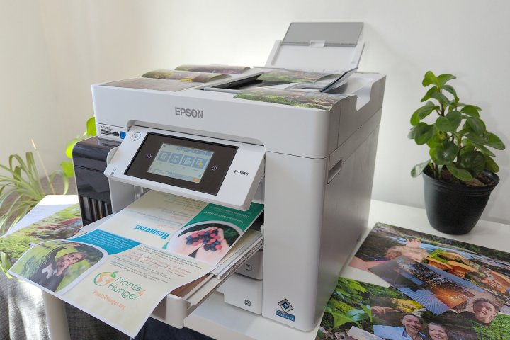 Epson made the EcoTank Pro ET-5850 as fast as a laser with better photo quality.