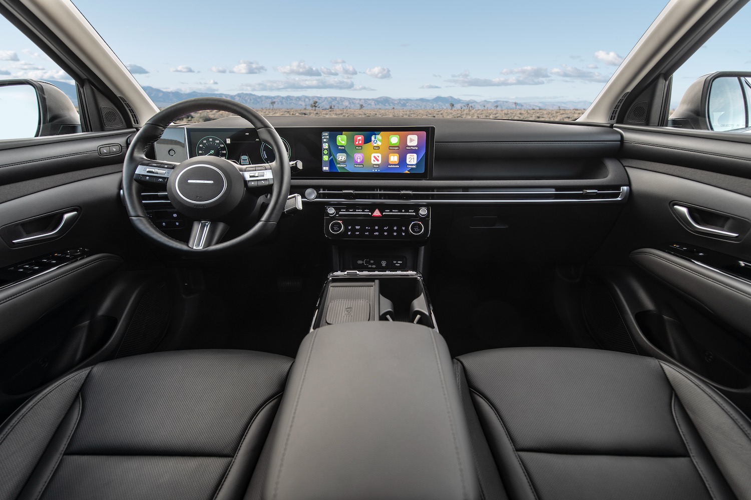 2025 Hyundai Tucson Plug-In Hybrid interior.