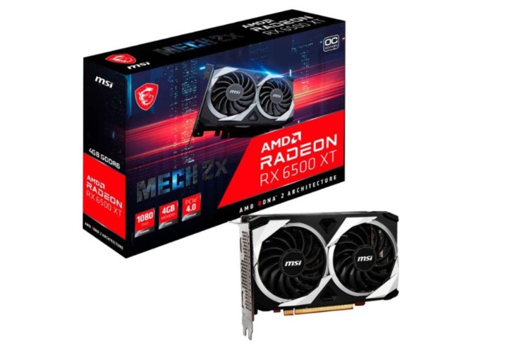 MSI AMD Radeon RX 6500 XT Mech 2X 4GB GDDR6