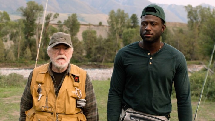 Brian Cox and Sinqua Walls in Mending the Line.