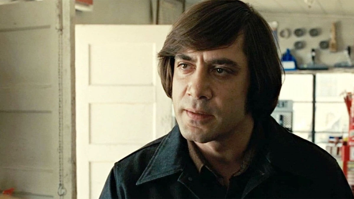 Javier Bardem in No Country For Old Men.
