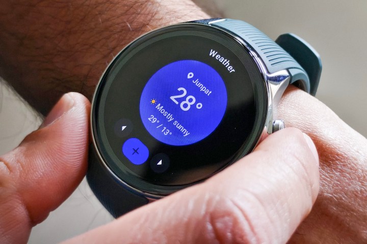 Azulejo meteorológico OnePlus Watch.