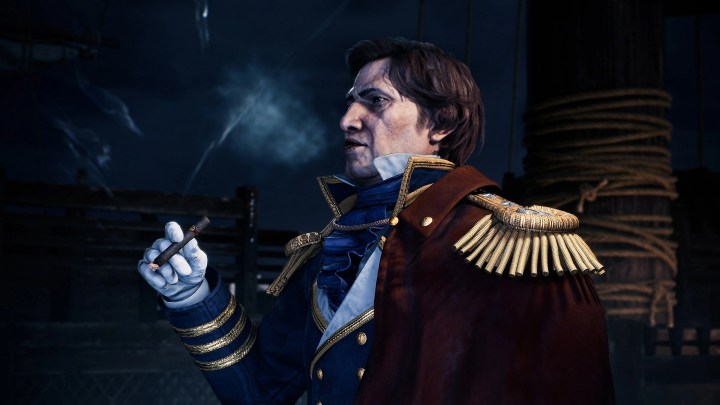 Rise of the Ronin's tutorial boss, Commodore Perry.