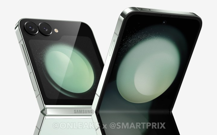 Leaked render of Samsung Galaxy Z Flip 6.