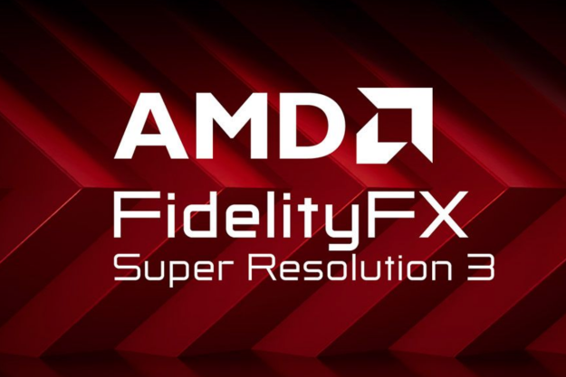 A logo of AMD's FSR 3.