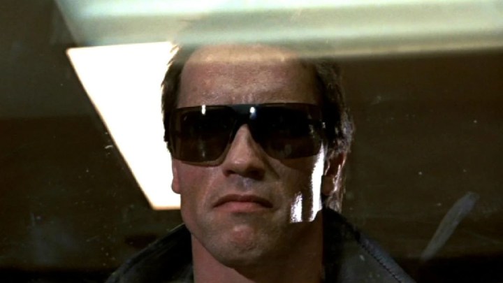 Arnold Schwarzenegger in The Terminator.