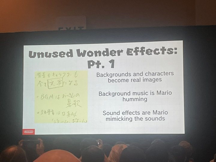 Unused Wonder Effects in Super Mario Bros. Wonder.
