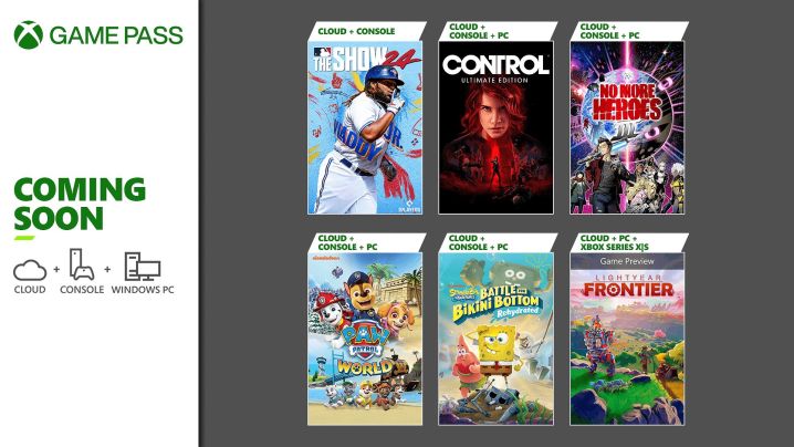An image outlining what the first batch of March 2024 titles for Xbox Game Pass are.
