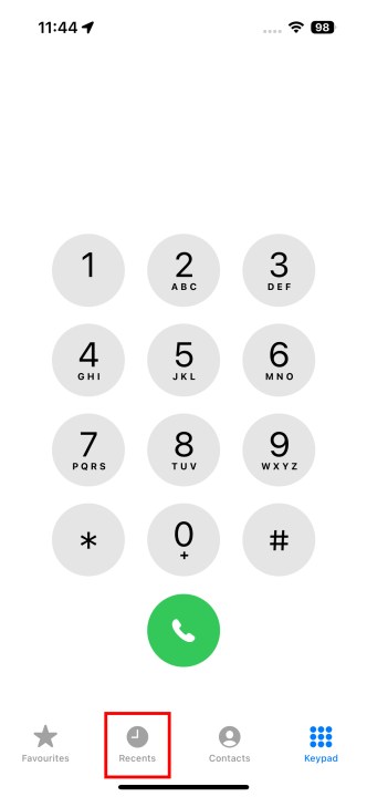 iPhone приложение для набора номера.