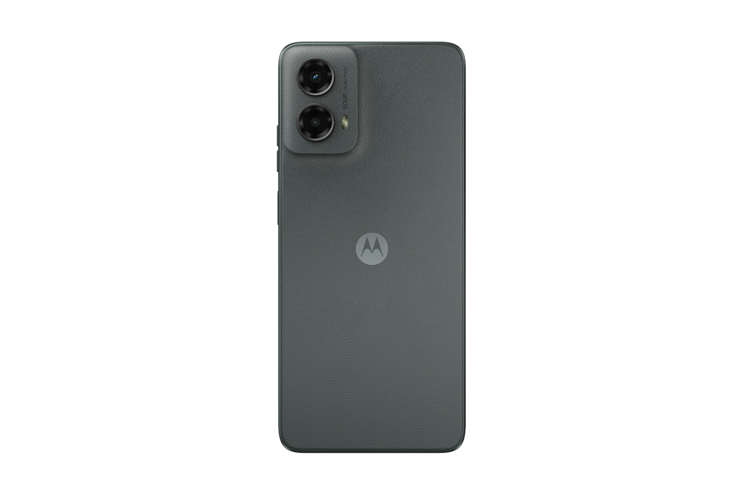 The back of the Moto G 5G 2024, on a blank background.