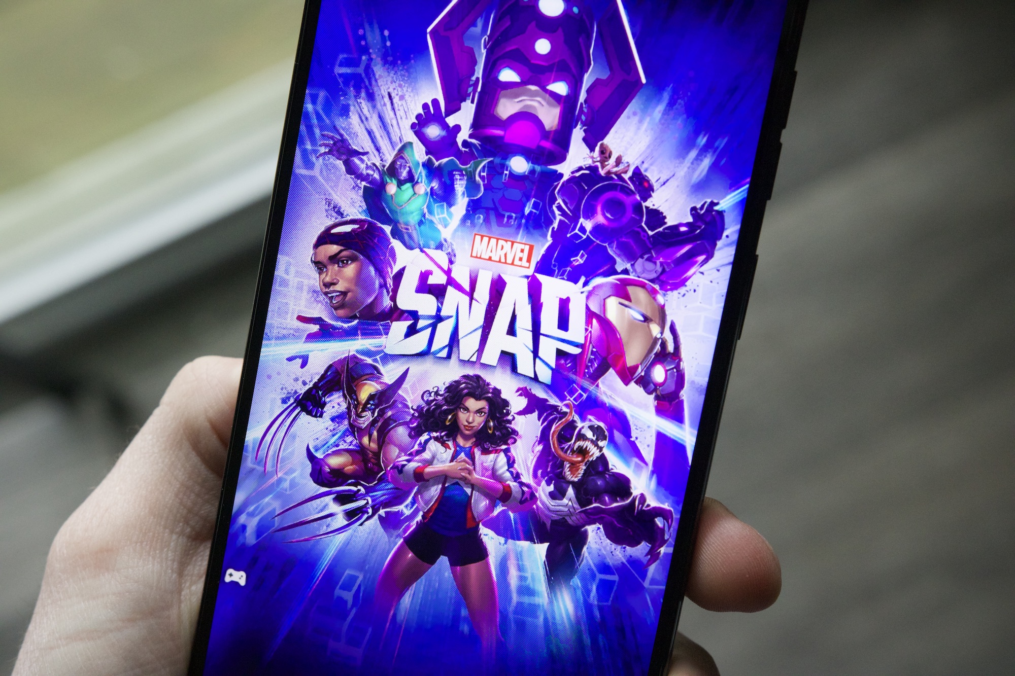Marvel Snap running on the Moto G Power 5G (2024).