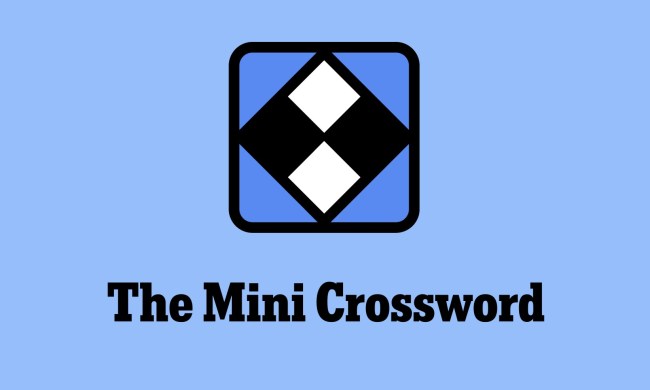 NYT The Mini Crossword logo.