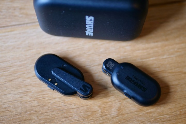 The Shure MoveMic microphones.