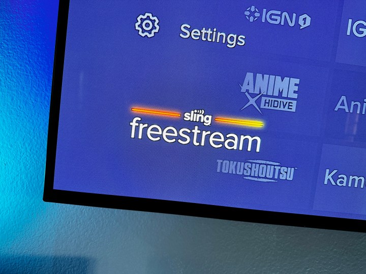 Sling TV Freestream logo.