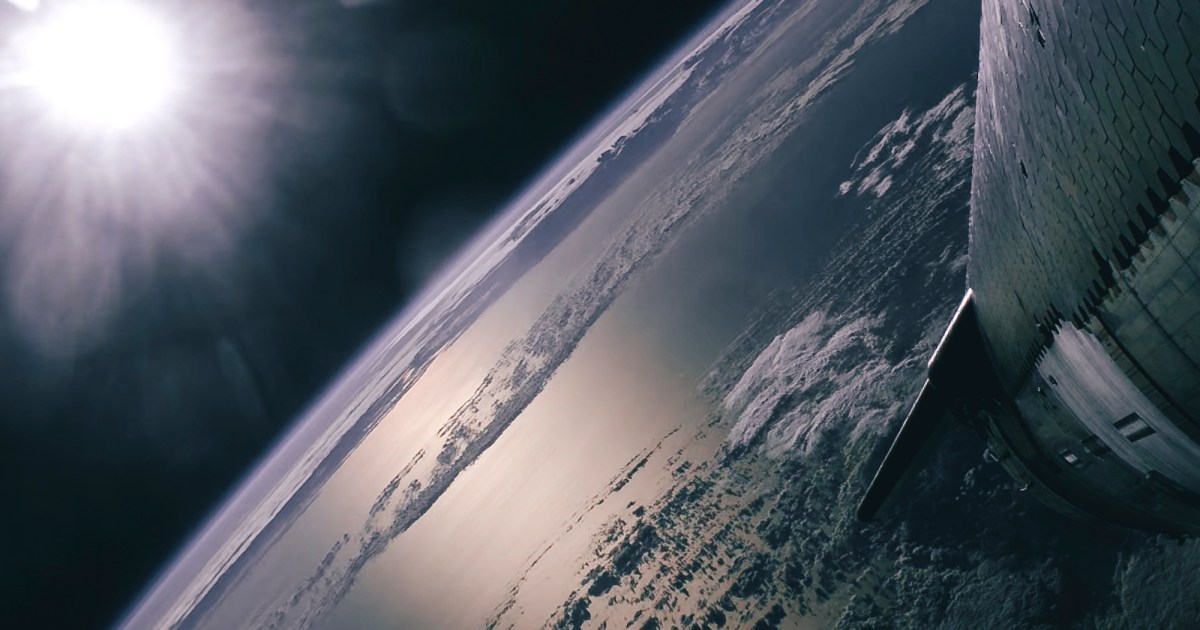 SpaceX partage de superbes photos de fusée du vol Starship