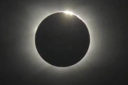 What kind of view will ISS astronauts get of the solar eclipse?