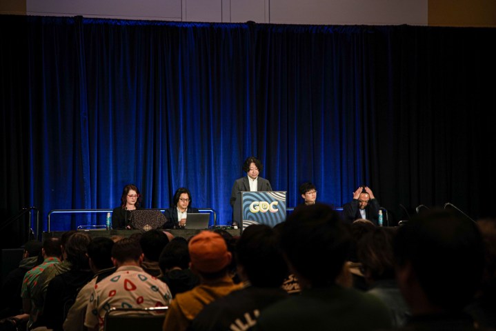 任天堂开发者在 GDC 上进行演示。