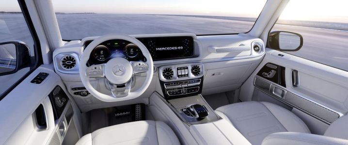 Interior of the Mercedes-Benz Concept EQG