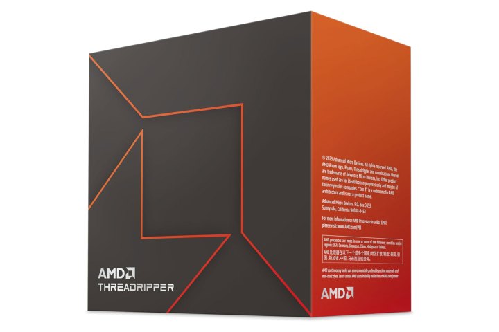 جعبه AMD Ryzen Threadripper 7970X.