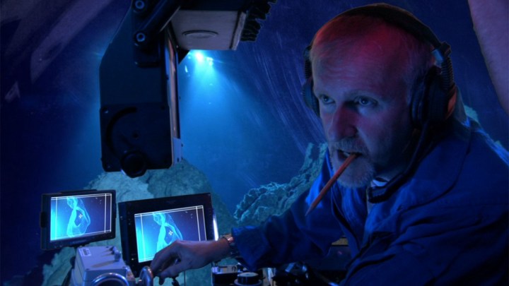 James Cameron in Aliens of the Deep.
