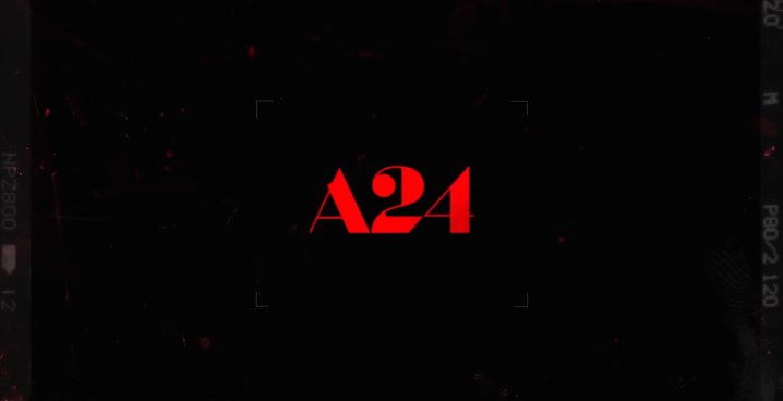 El logotipo de A24 en un tráiler de "Civil War".