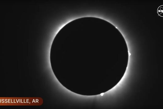 NASA Space Technology Silent from the NASA livestream of the full eclipse in Russellville, Arkansas on March 8, 2024.