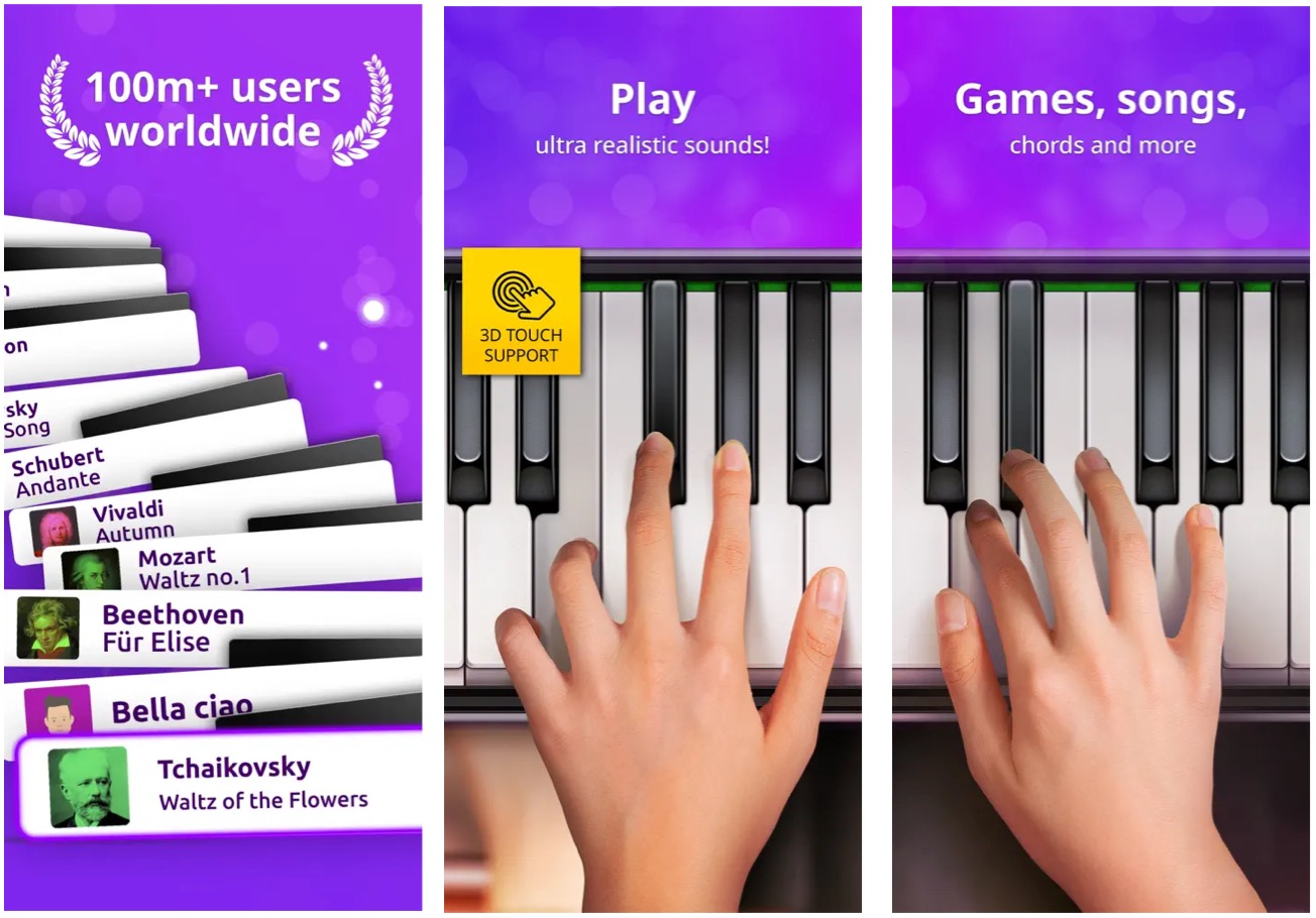 Piano by Gismart app.