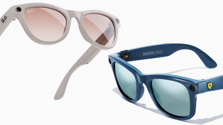 雷朋 Meta 智能眼镜有多种新款式，包括 Skyler 和 Scuderia Ferrari。