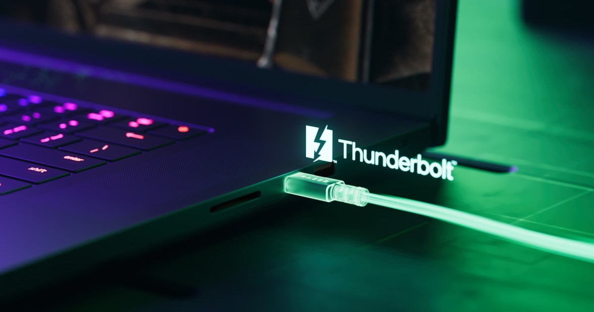 Why Thunderbolt 5 gaming laptops are a big deal