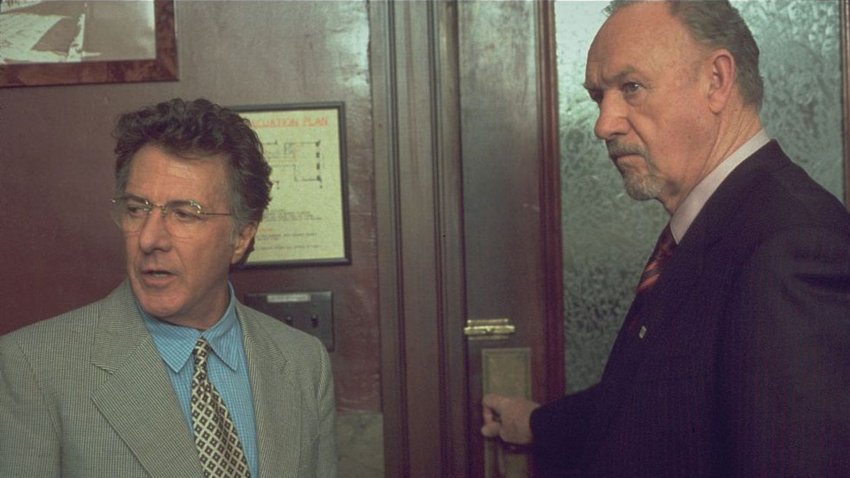 Dustin Hoffman and Gene Hackman in Runaway Jury.