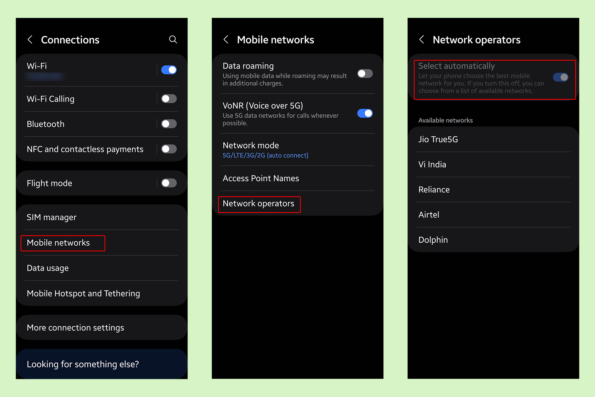 How to fix the ‘Not Registered on Network’ error on a Samsung Galaxy phone