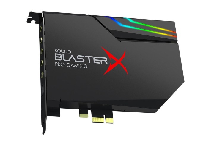 Una tarjeta de sonido Creative Sound Blaster X.