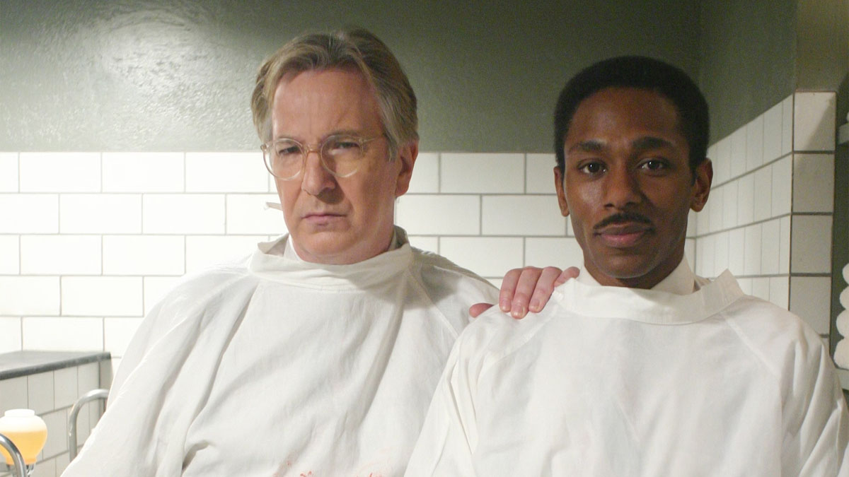 Alan Rickman and Mos Def in Something the Lord Made.