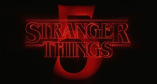 The logo for Stranger Things 5.