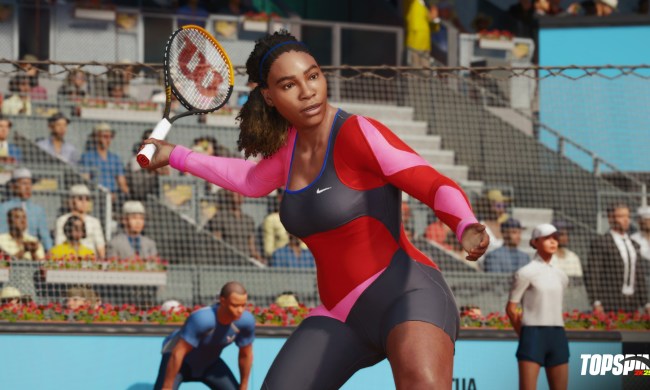 Serena Williams plays Tennis in TopSpin 2K25.