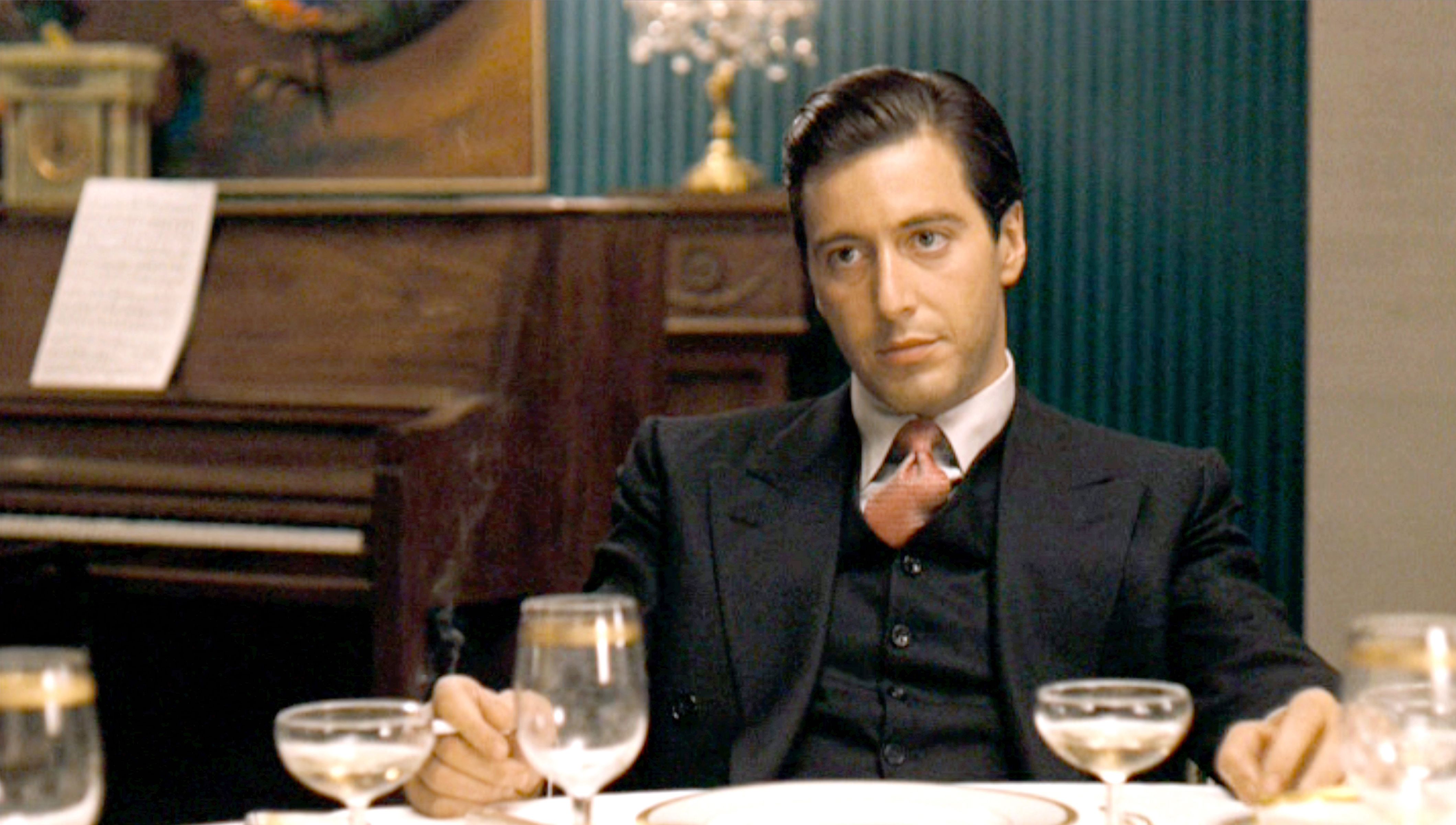 Al Pacino in The Godfather.