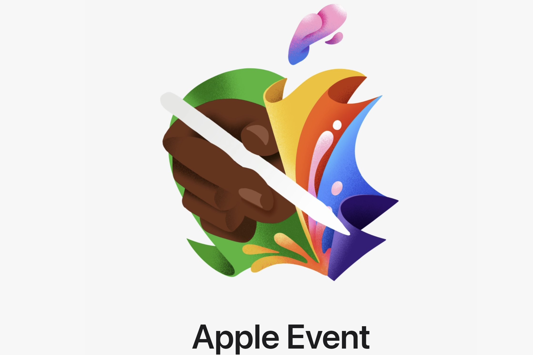Ilustración para el evento de Apple del 7 de mayo.