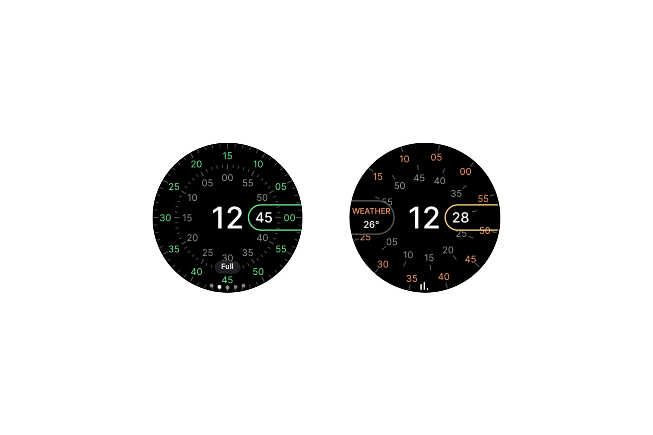 Concentric Wear OS watch face for Samsung Galaxy Watch.