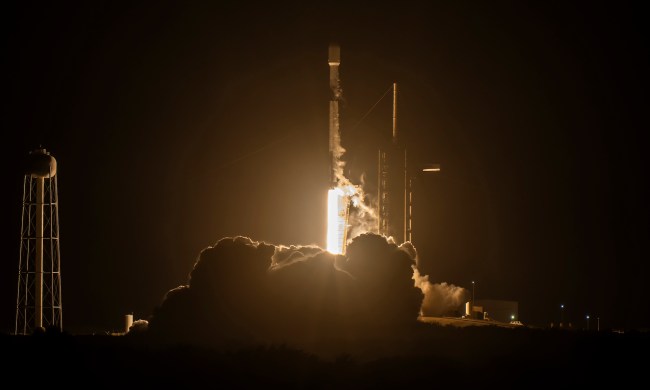 A Falcon 9 booster launches for a record-equalling 20th time.