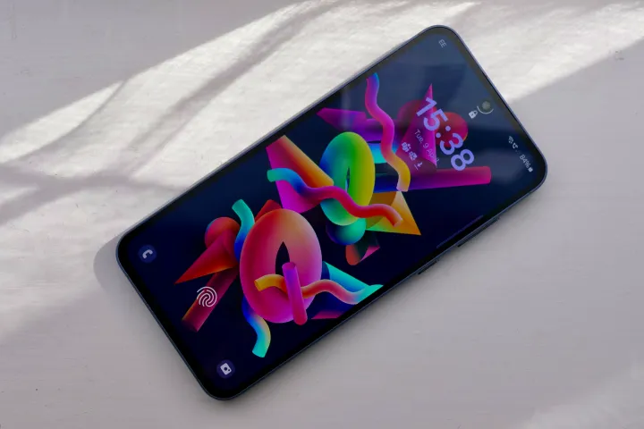 La pantalla del Samsung Galaxy A55.