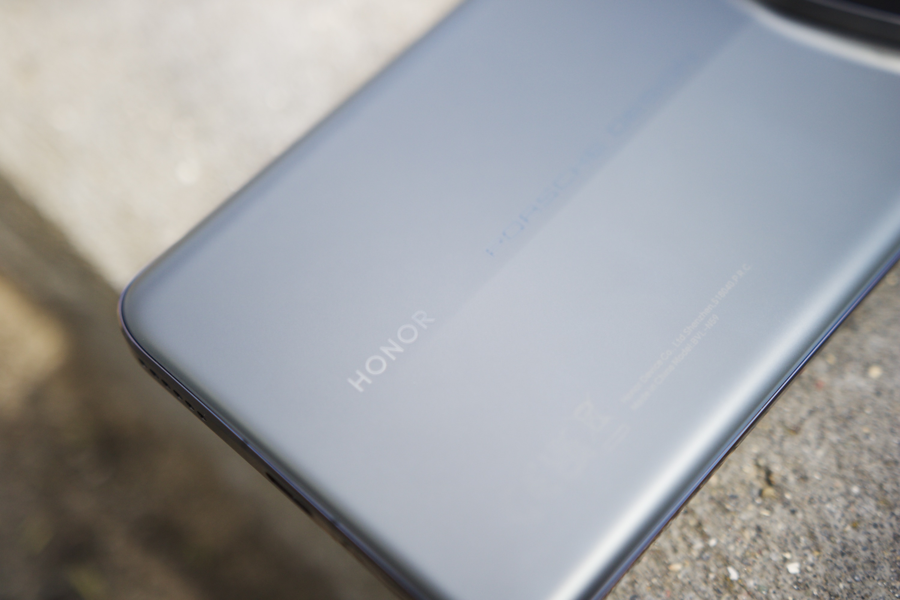 A close-up of the back of the Honor Magic 6 RSR.