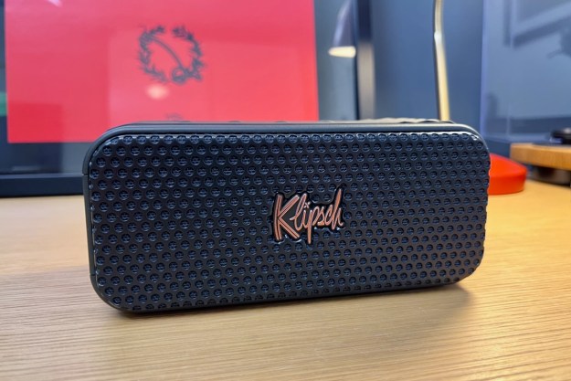 The front of the Klipsch Nashville Bluetooth speaker.