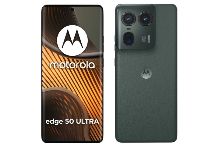 رندرهای جلو و پشت گوشی هوشمند Motorola Edge 50 Ultra.