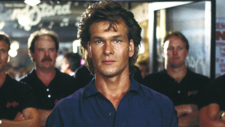 A man looks ahead in Road House.