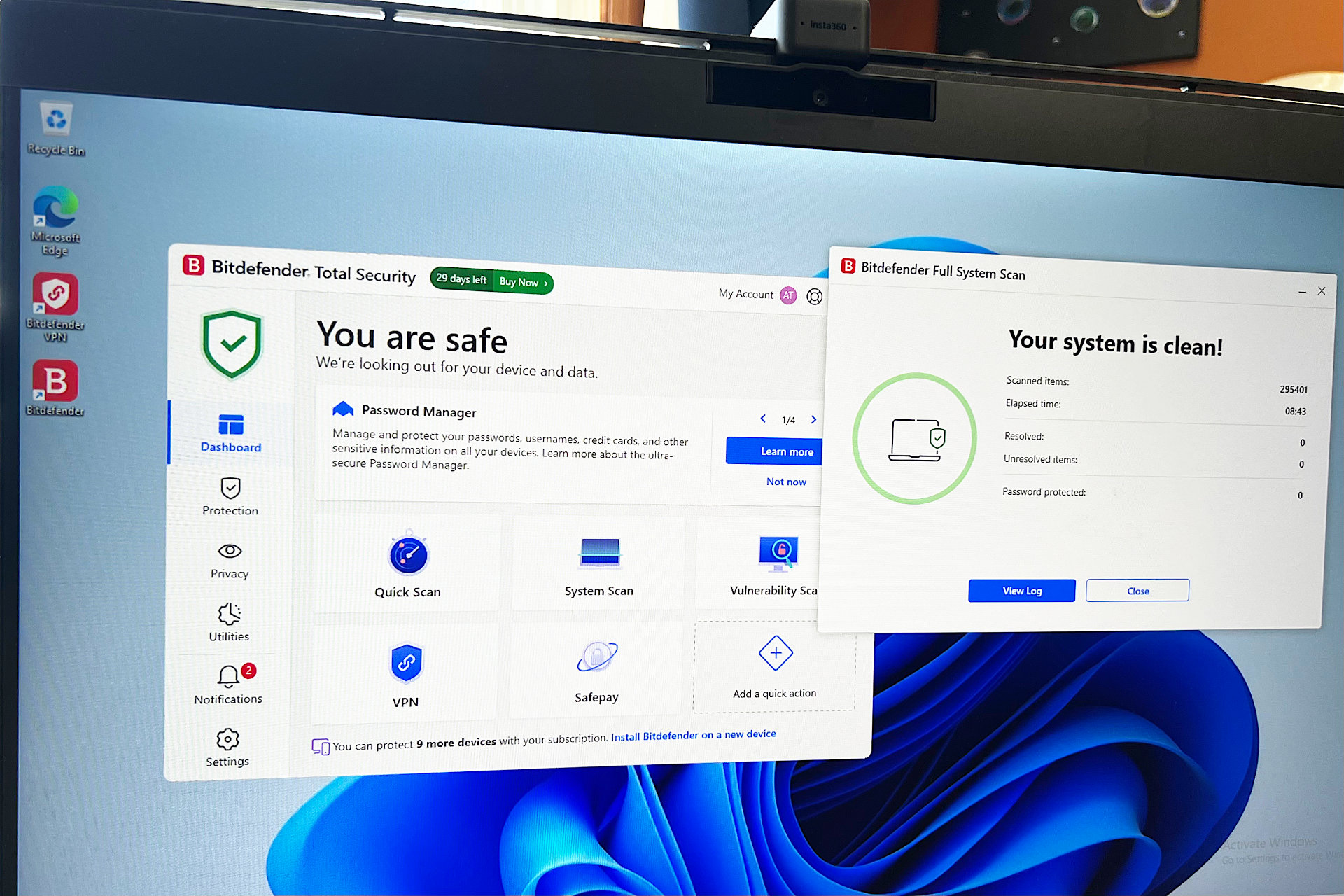 Bitdefender for Windows レビュー: すべてのデバイスを保護